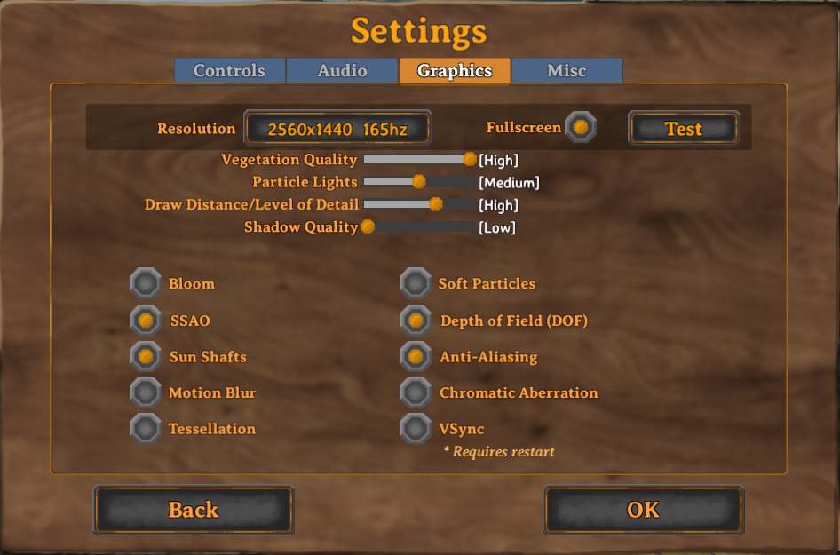 valheim settings for unity error fix
