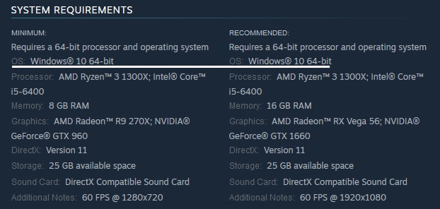 Nier Replicant - System Requirements