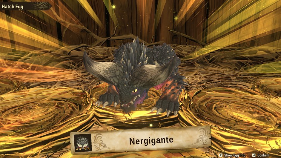 Nergigante - Juvenile form - Monster Hunter Stories 2 Wings of Ruin