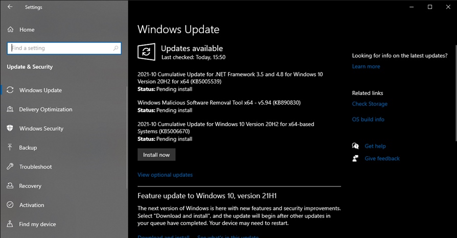 Far Cry 6 - Windows 10 updates