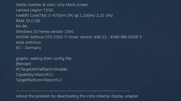Monster Hunter Rise PC - Uninstall citrix to fix Crashing and Launch issue - Proof #2