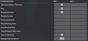 Apex Legends Controls and Keybinds
