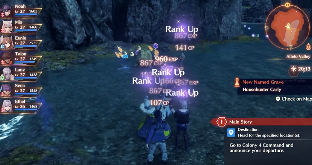 Best way to farm XP and level up fast in Xenoblade Chronicles 3