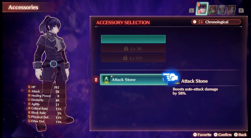 How to Equip Accessories in Xenoblade Chronicles 3
