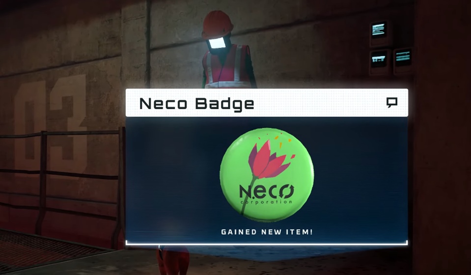 Neco Badge in Stray
