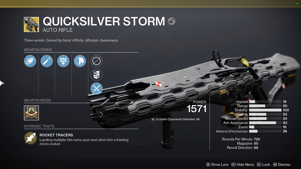 Quicksilver Storm - Destiny 2