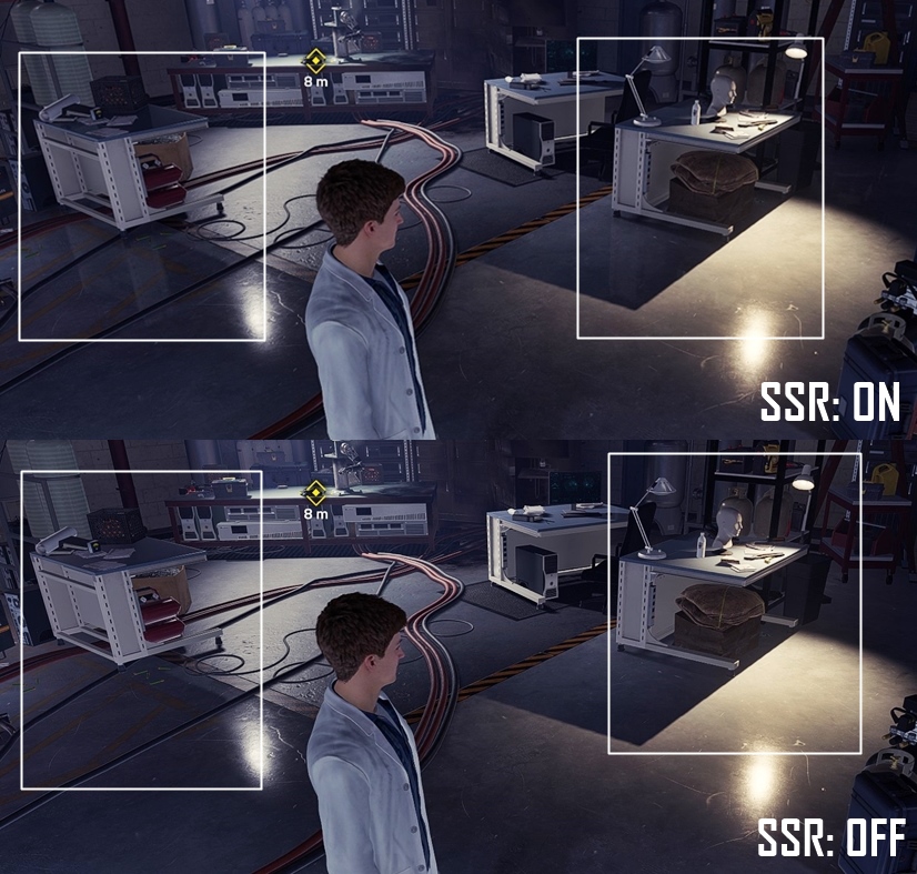 Spider-Man PC - Reflections Comparison - On vs Off
