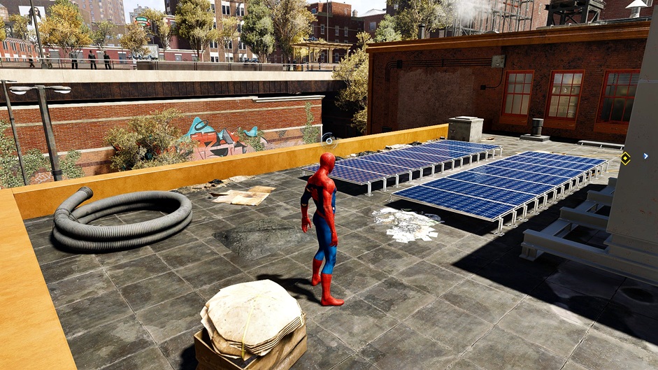 Spider-Man PC running on Graphics Settings recommended by Frondtech