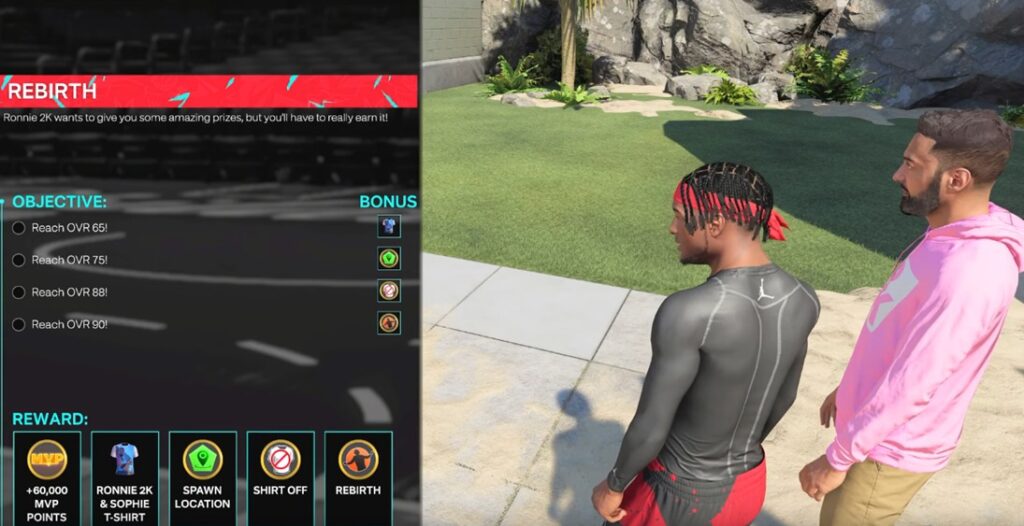 Do the Rebirth Quest to unlock Spawn Points in NBA 2K23