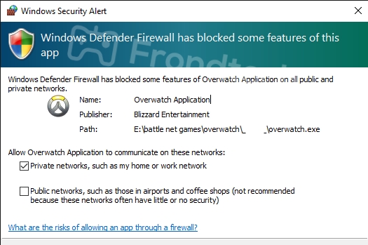 Allow Overwatch 2 on Windows Firewall