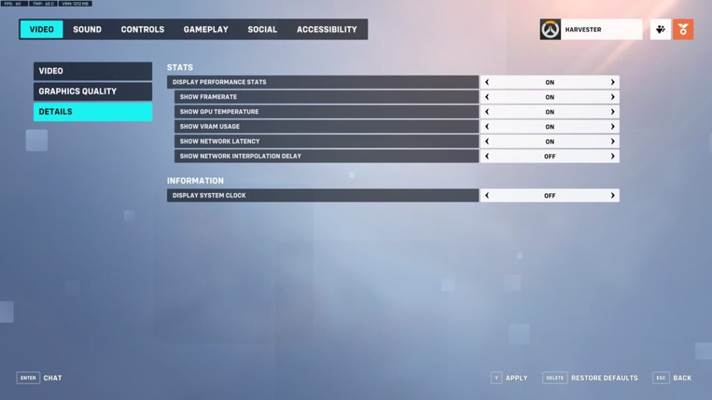 How to Show FPS in Overwatch 2