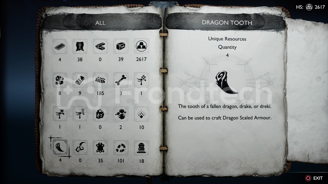 Dragon Tooth - God of War Ragnarok