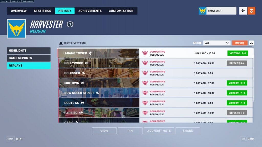 How to Access the Match Replay System In-Game Overwatch 2