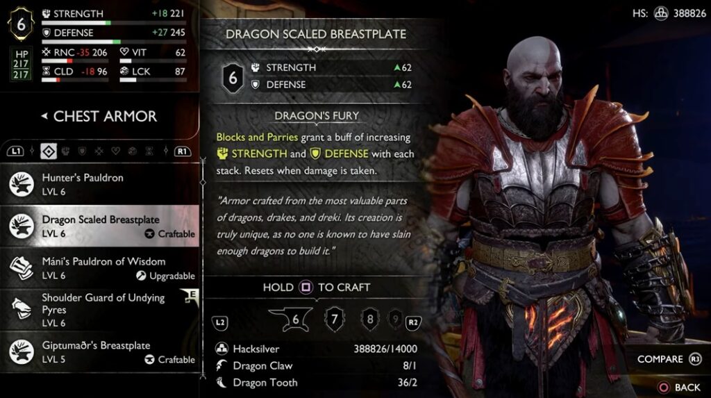 How to get Dragon Scaled Armor in God of War Ragnarok