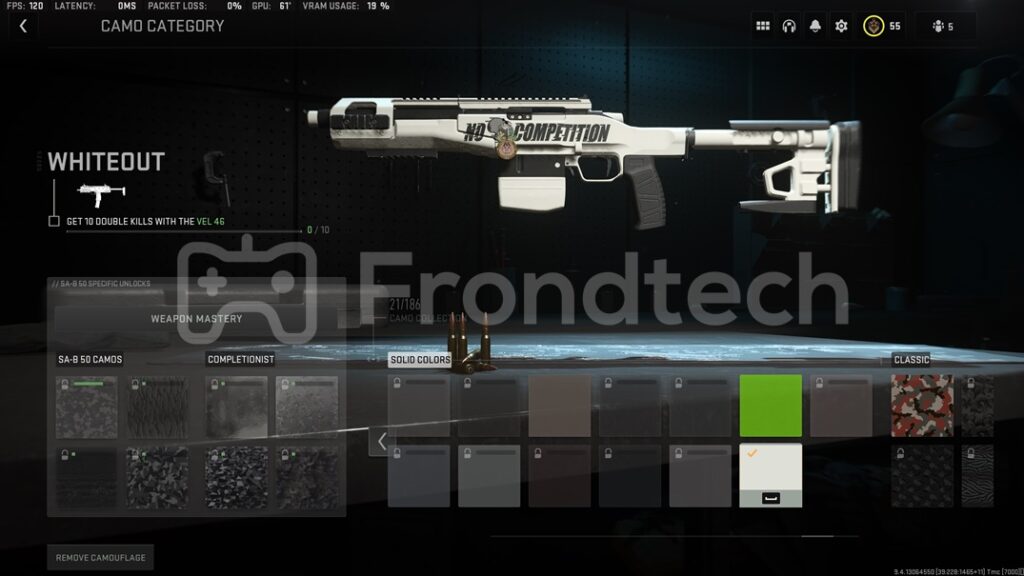 How to get the White Camo or Skin in Modern Warfare 2