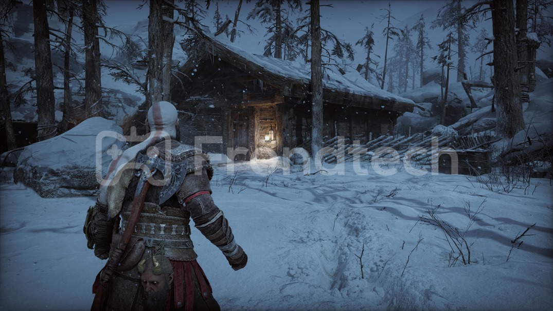 In-game screenshot of God of War Ragnarok by Frondtech