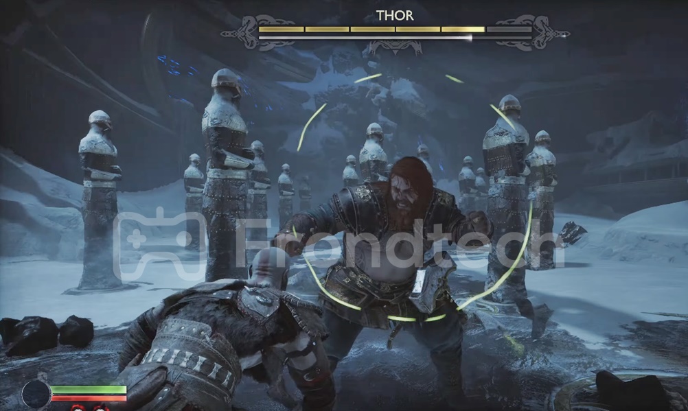 Kratos Vs Thor - First Phase of the fight - God of War Ragnarok