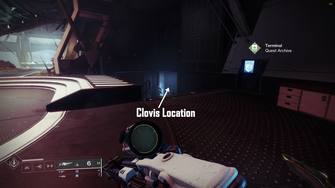 Clovis Location in Destiny 2