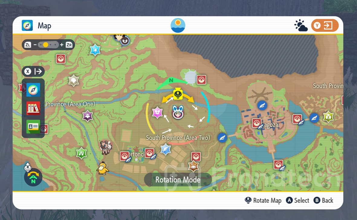 Drowzee Location in Pokemon Scarlet and Violet - Screenshot by Frondtech