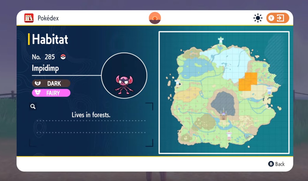 Impidimp Location in Pokemon Scarlet and Violet