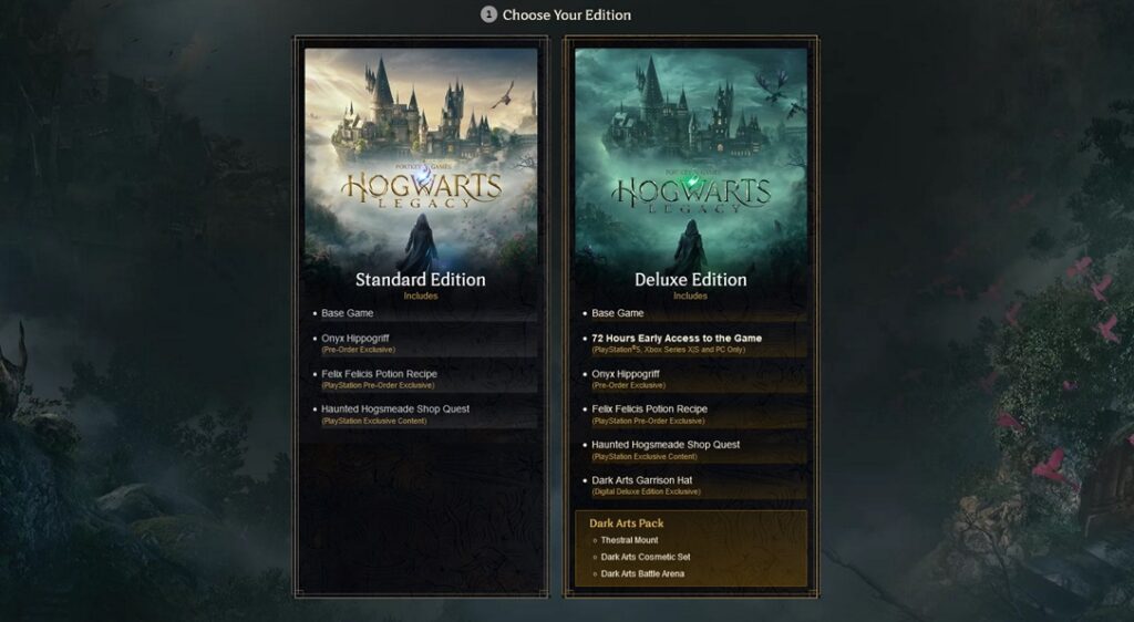 Hogwarts Legacy Editions