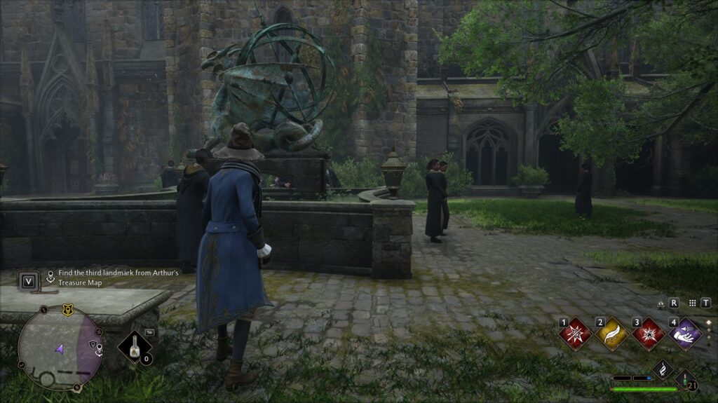 Second landmark of Arthur's Treasure Map in Hogwarts Legacy