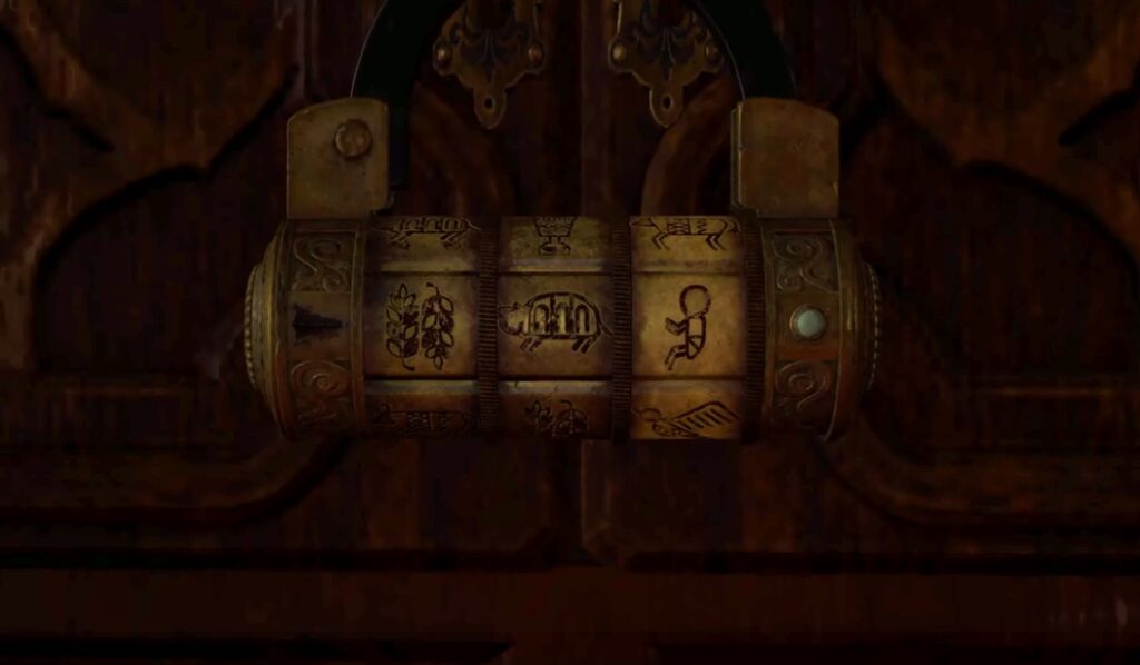 Village Chief's Manor Cabinet Puzzle Solution in RE4 Remake