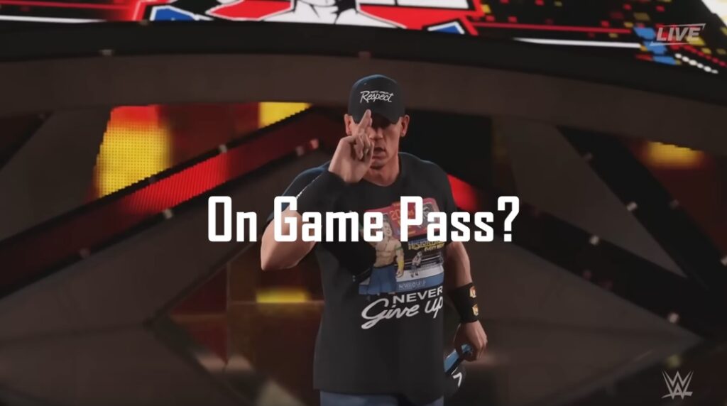 WWE 2K23 on Game Pass