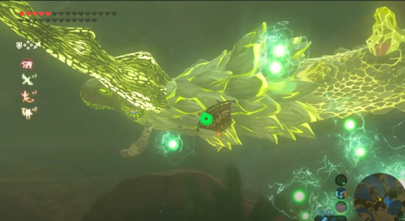 Farosh (Lightning Dragon) Location in Zelda TOTK