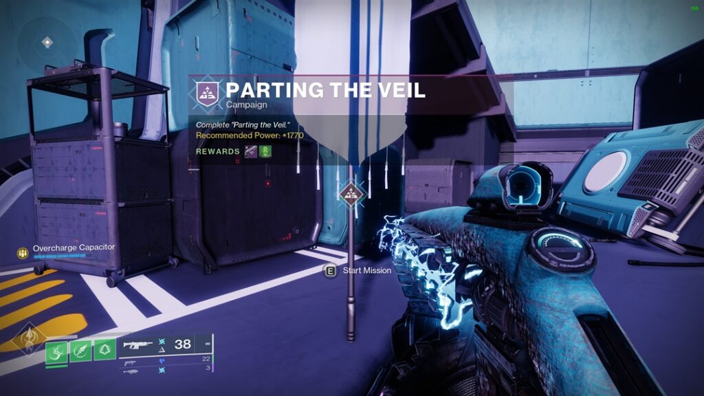 Parting the Veil Mission Location in Destiny 2