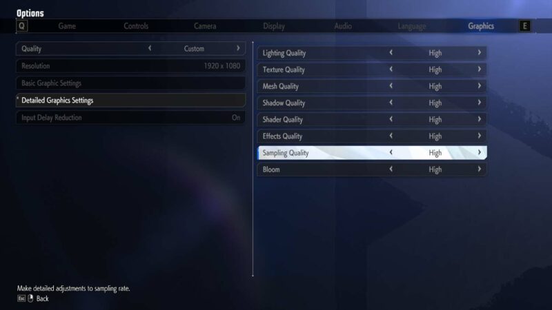 Street Fighter 6 Detailed Graphics Settings