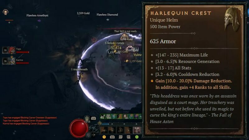 Harlequin Crest Location in Diablo 4