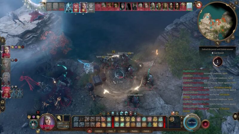 fight off waves of enemies in Baldurs Gate to end Shadow Curse