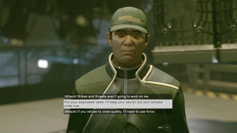 Starfield: Kill Ron Hope or Accept Credits?