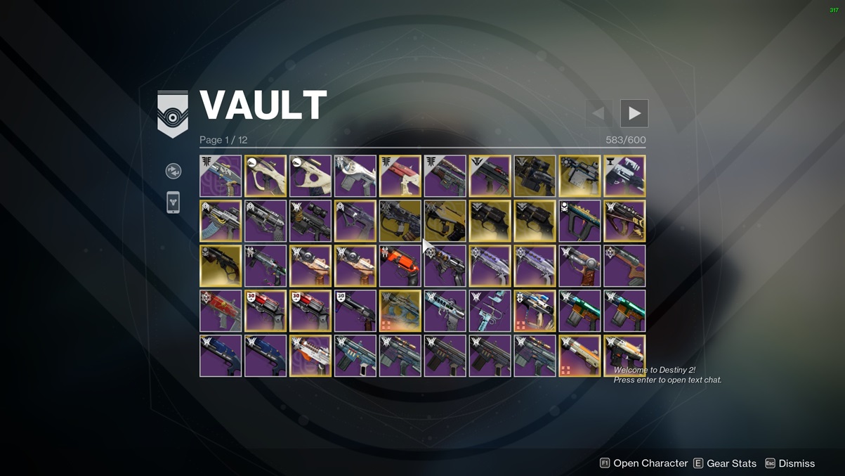 How to open vault in Destiny 2