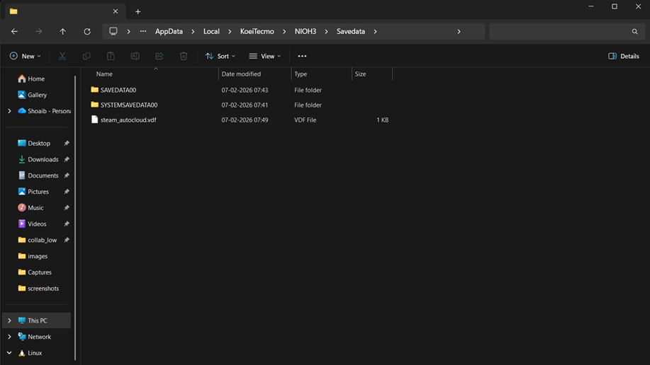 Nioh 3 Save and Config File Location - frondtech